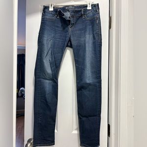 Silver Jeans blue leggings, size 31W/31L.